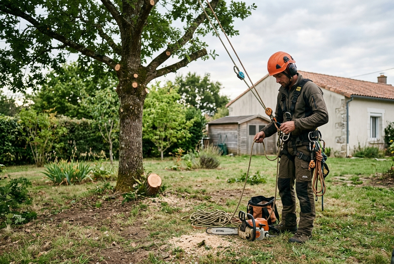 Terrain nivelé après dessouchage propre