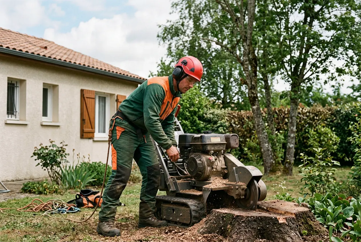 Dessouchage et rognage de souches à Cholet
