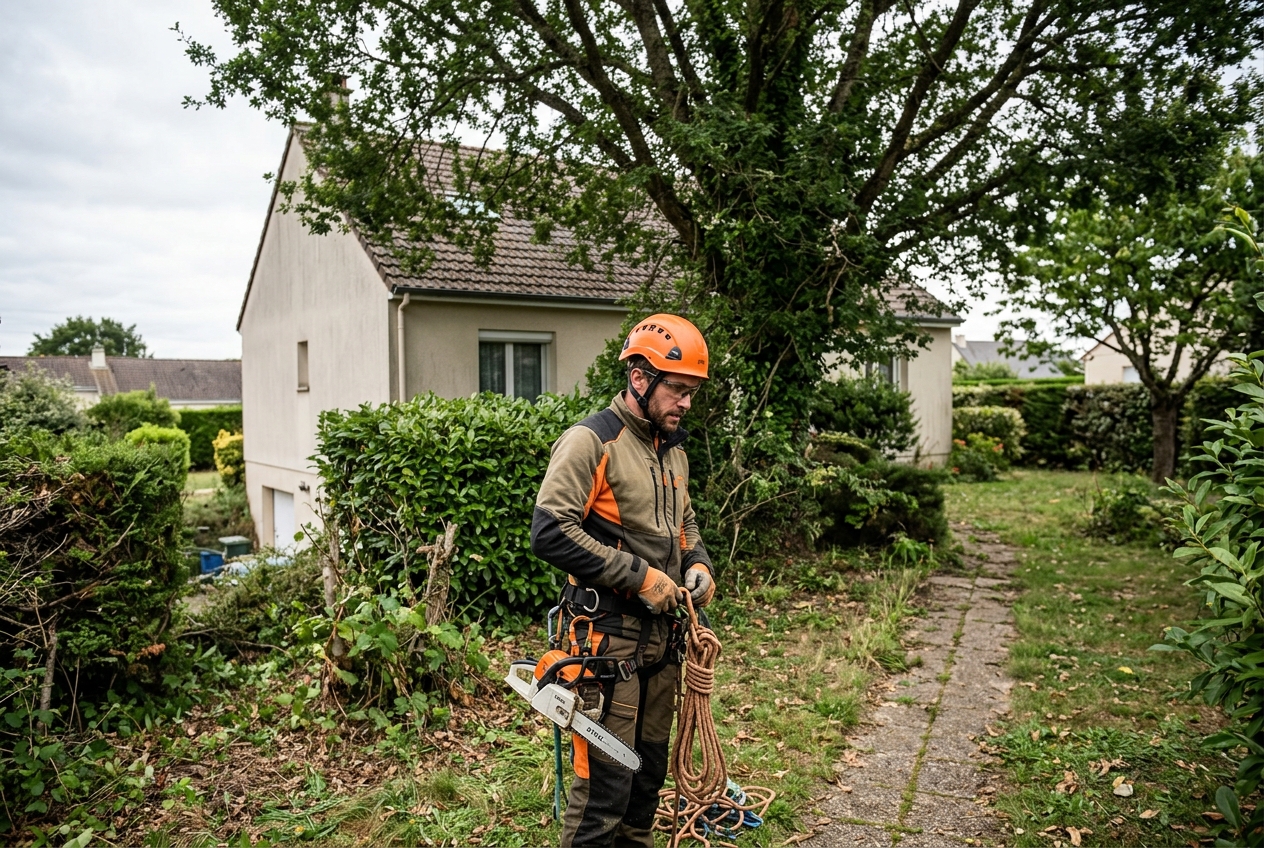Chantier à La Séguinière avant intervention